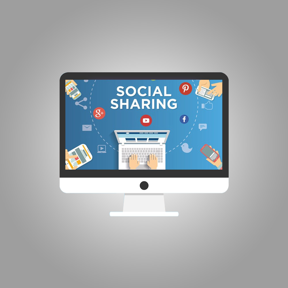 social sharing by the best website design company in Bangladesh